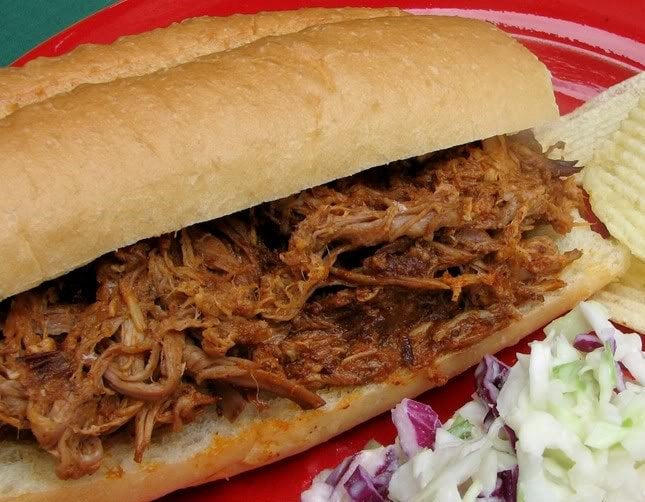 Pulled Pork W/American Small Sub Or Wrap - Main Image